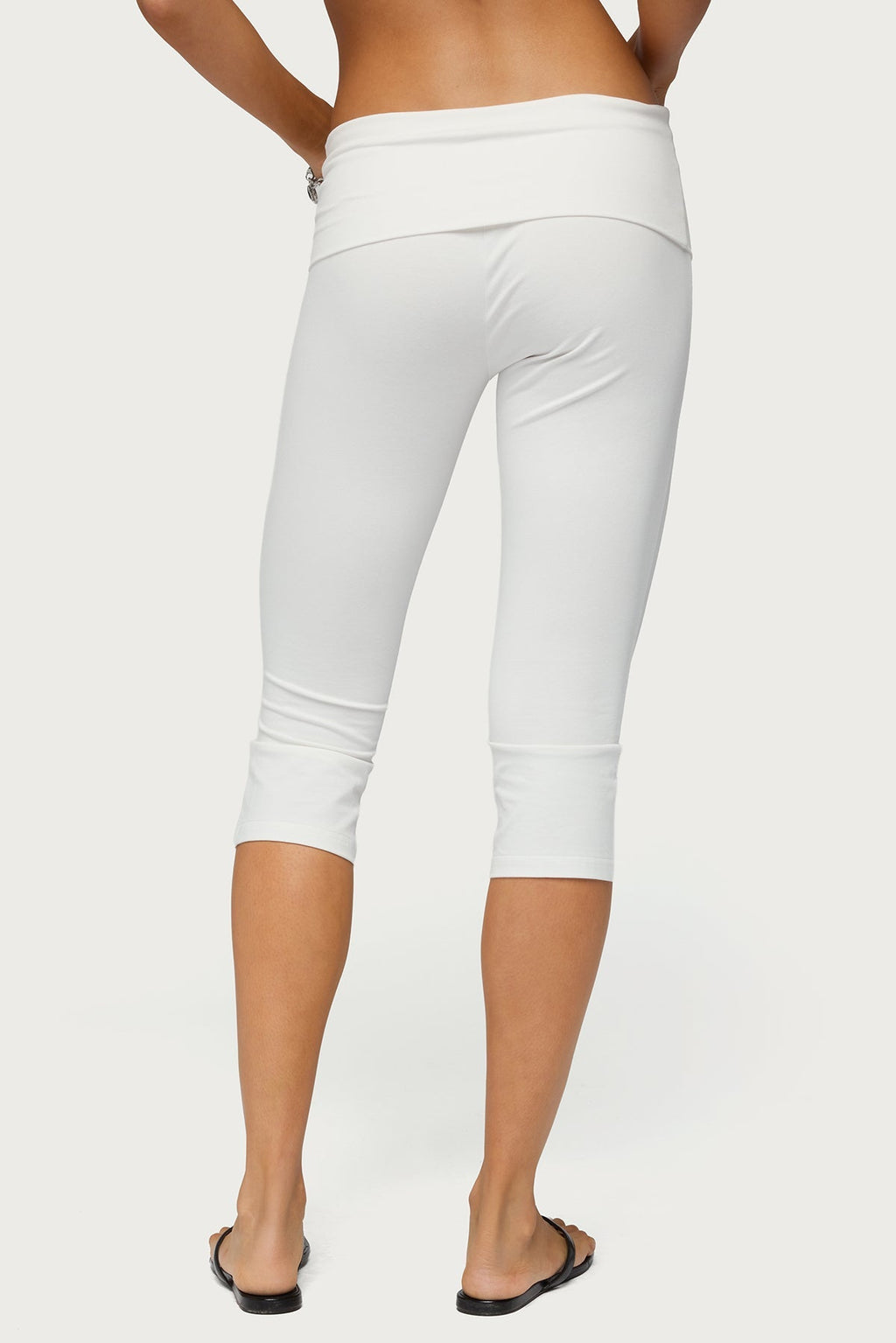 Rocio Foldover Capri Trousers