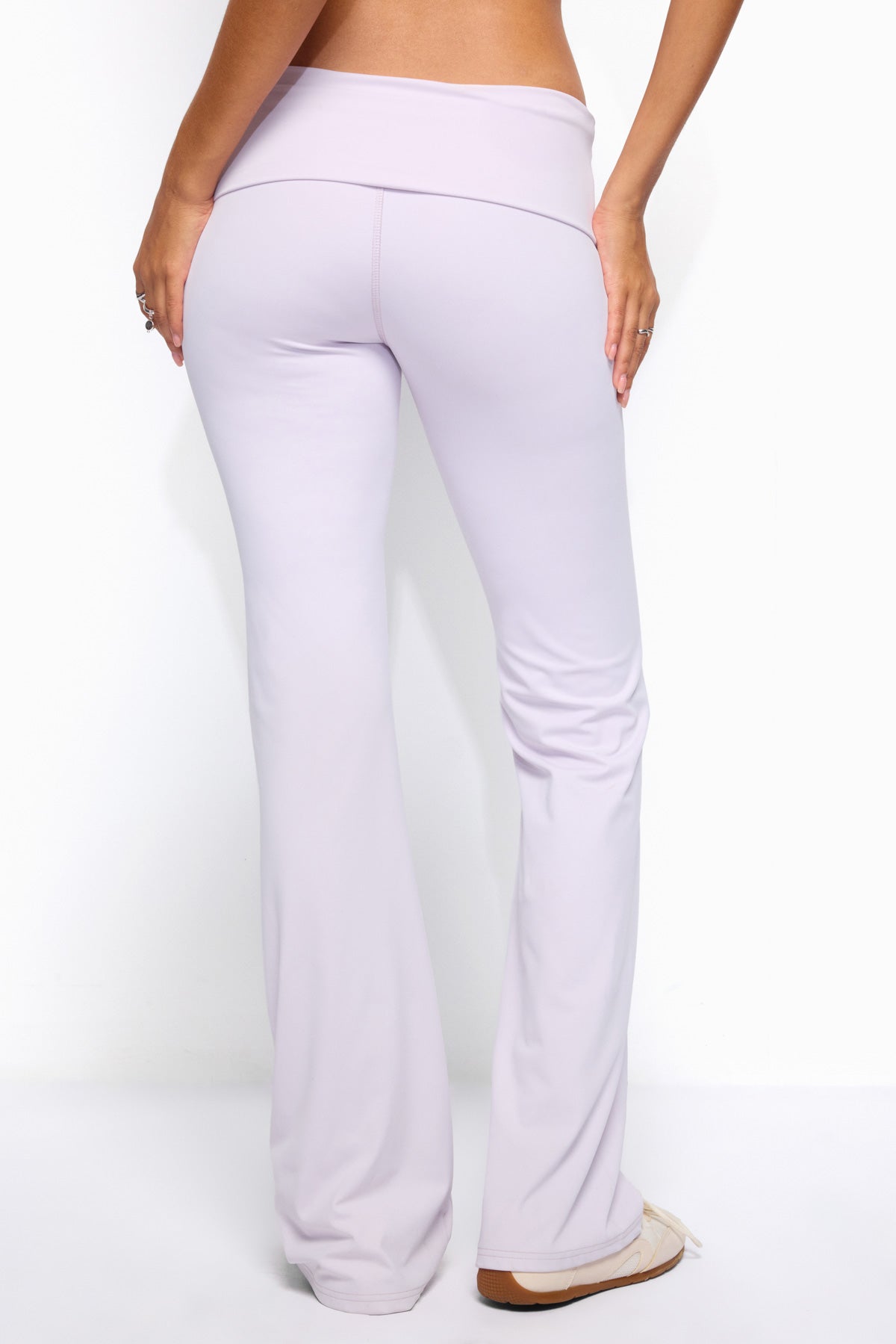 Oriane Foldover Flared Leggings