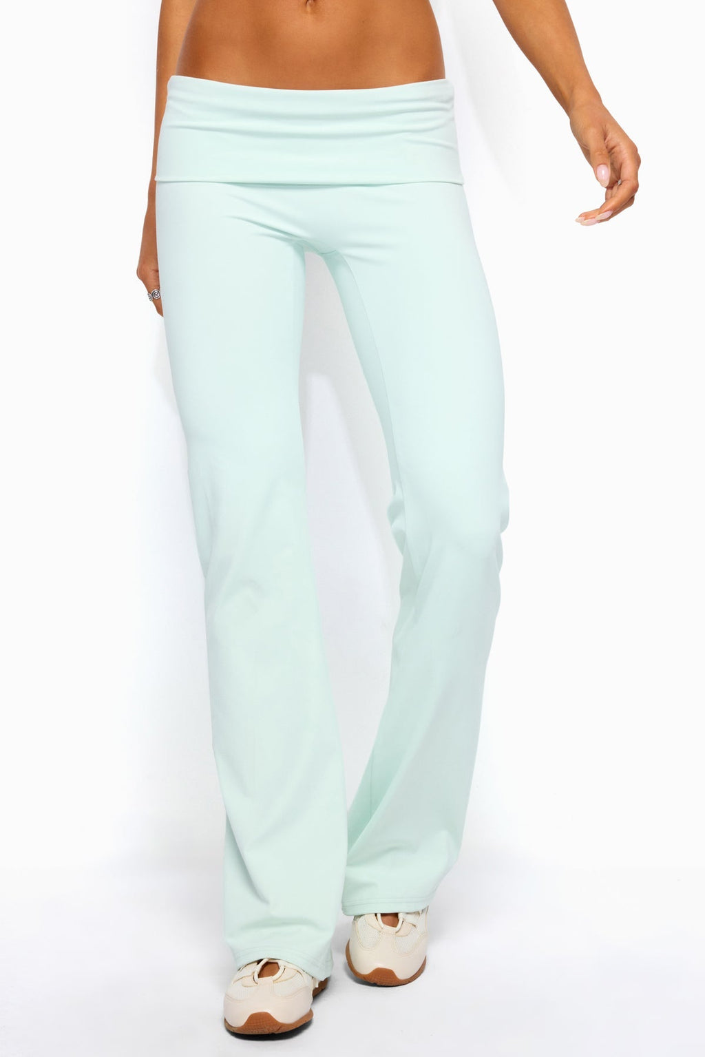 Oriane Foldover Flared Leggings