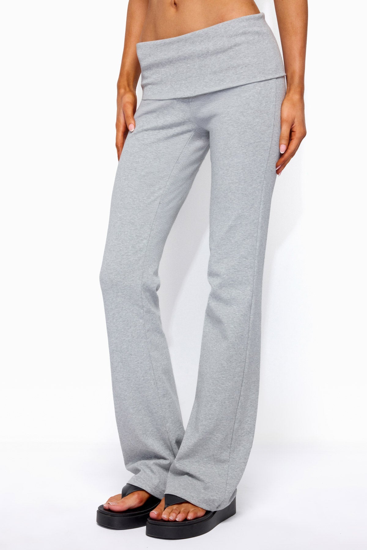 Ivanne Foldover Flared Trousers