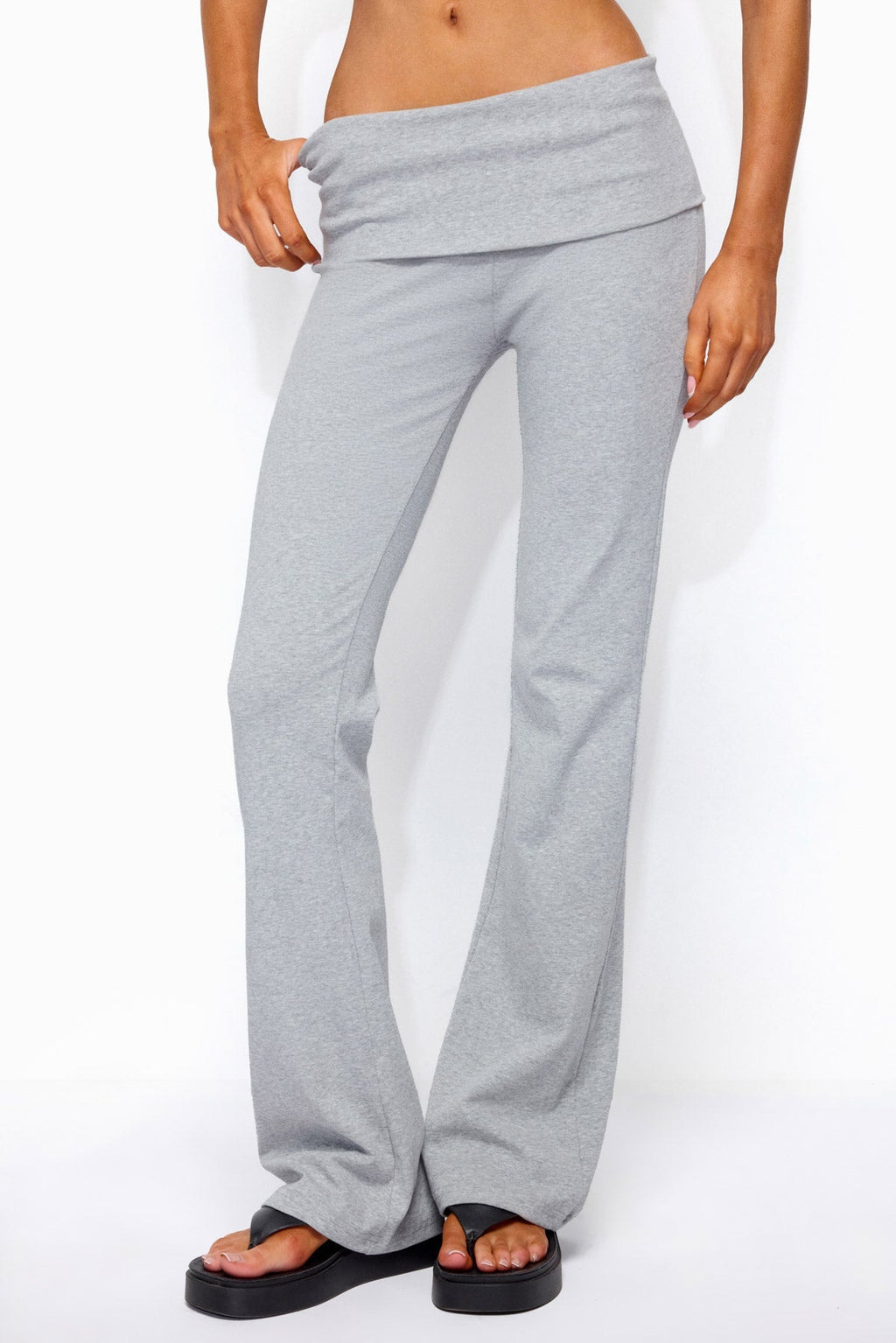 Ivanne Foldover Flared Trousers
